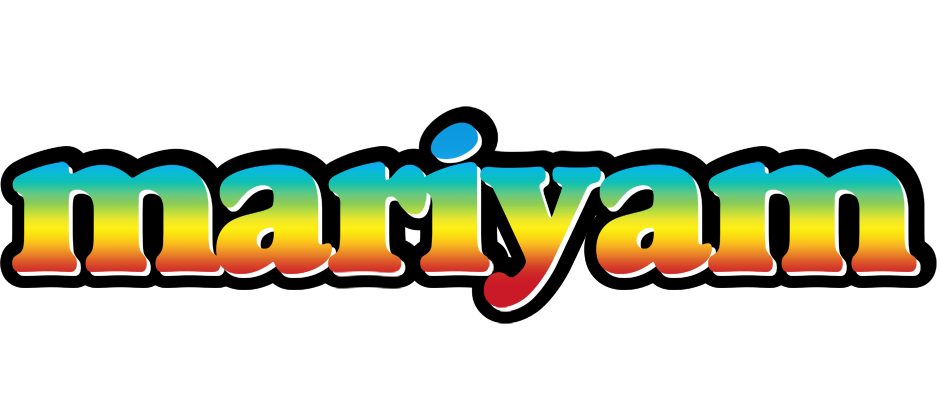 Mariyam color logo
