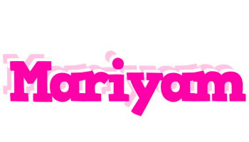 Mariyam dancing logo