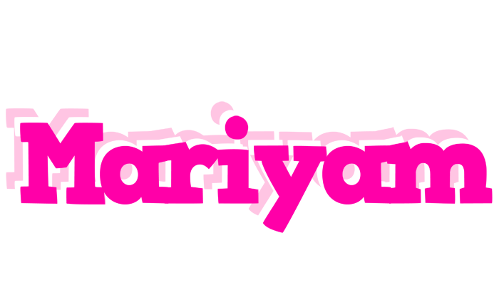Mariyam dancing logo