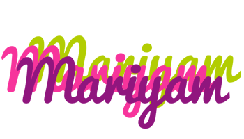 Mariyam flowers logo