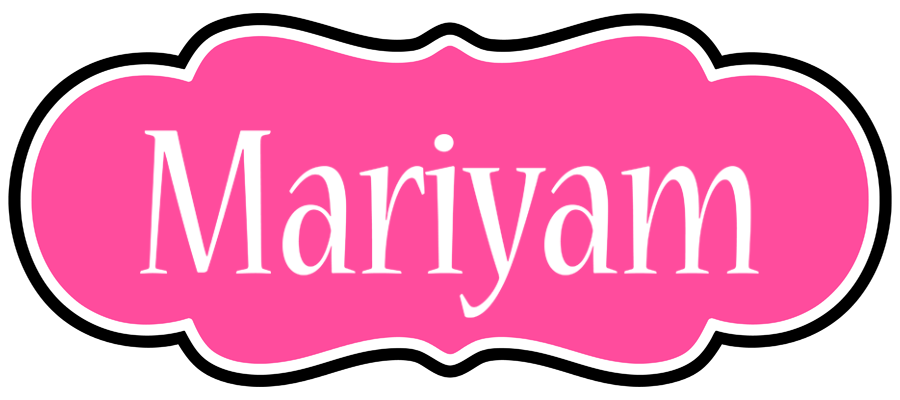 Mariyam invitation logo
