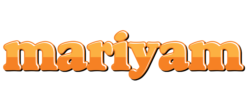 Mariyam orange logo