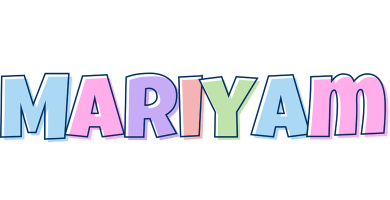 Mariyam pastel logo