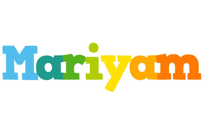 Mariyam rainbows logo