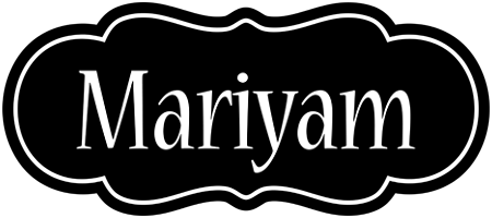 Mariyam welcome logo