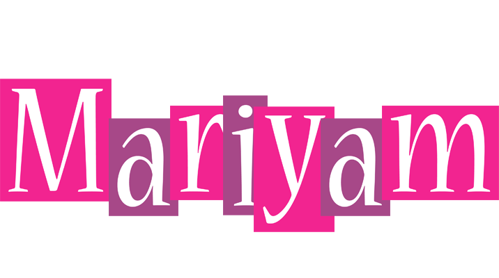 Mariyam whine logo