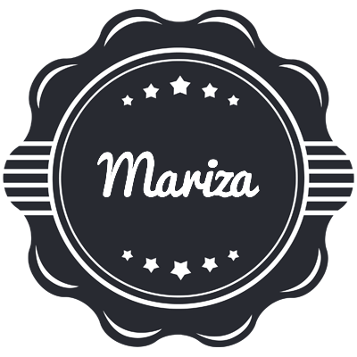 Mariza badge logo