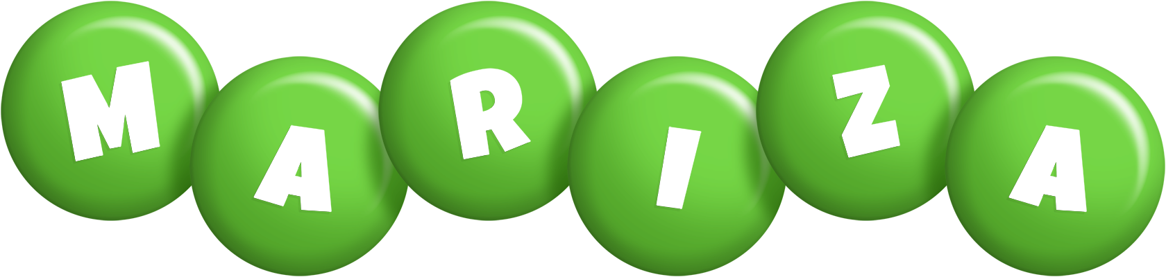 Mariza candy-green logo