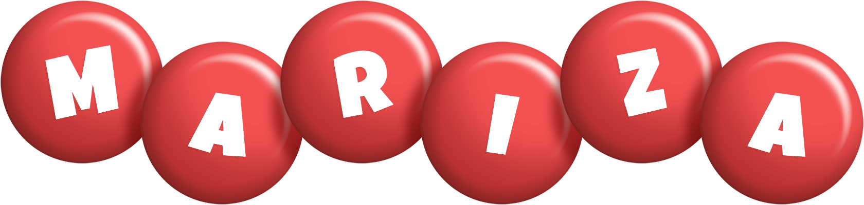 Mariza candy-red logo