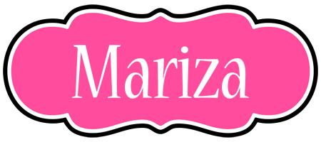 Mariza invitation logo