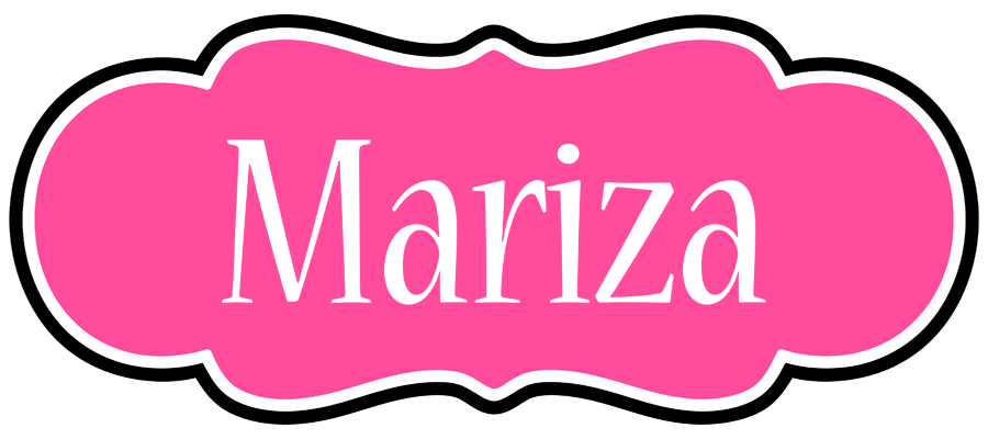 Mariza invitation logo