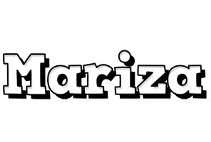 Mariza snowing logo