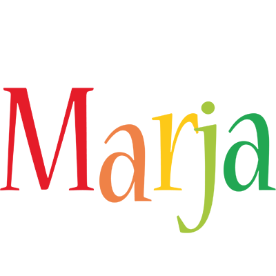Marja birthday logo