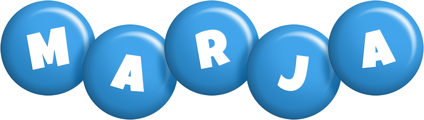 Marja candy-blue logo
