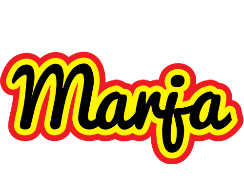 Marja flaming logo