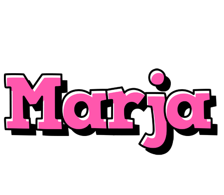 Marja girlish logo