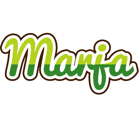 Marja golfing logo