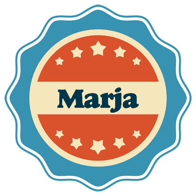 Marja labels logo