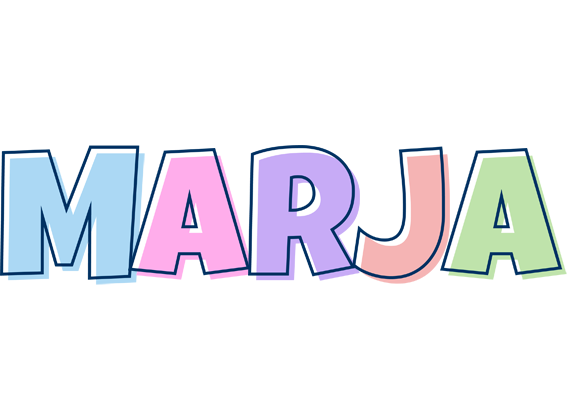 Marja pastel logo