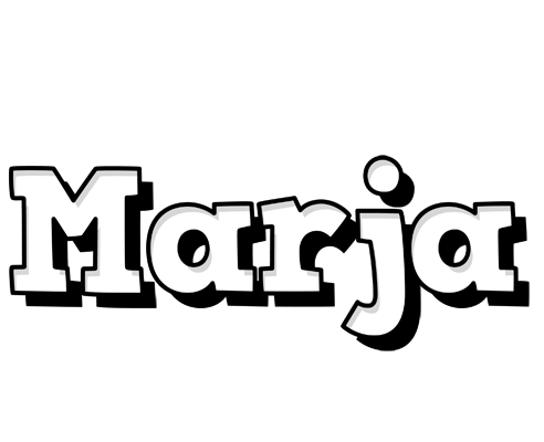 Marja snowing logo