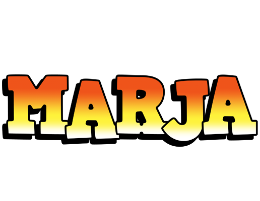 Marja sunset logo