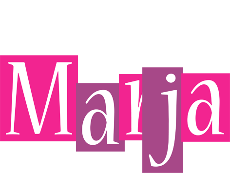 Marja whine logo
