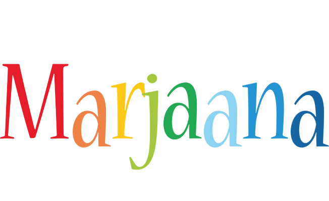 Marjaana birthday logo