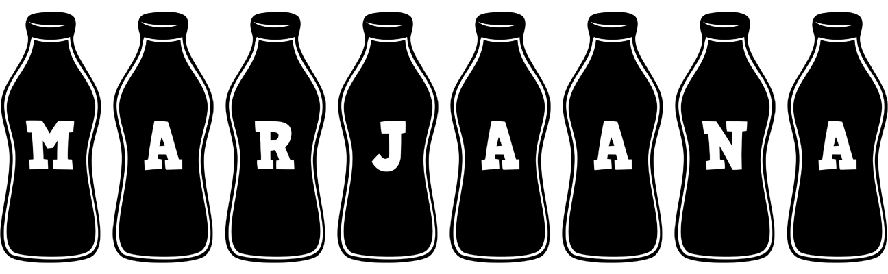 Marjaana bottle logo