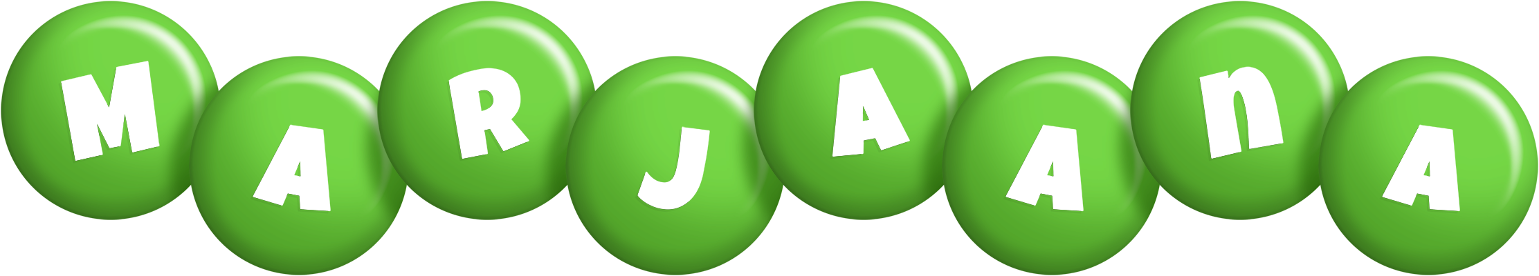 Marjaana candy-green logo
