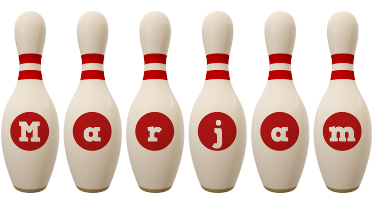 Marjam bowling-pin logo