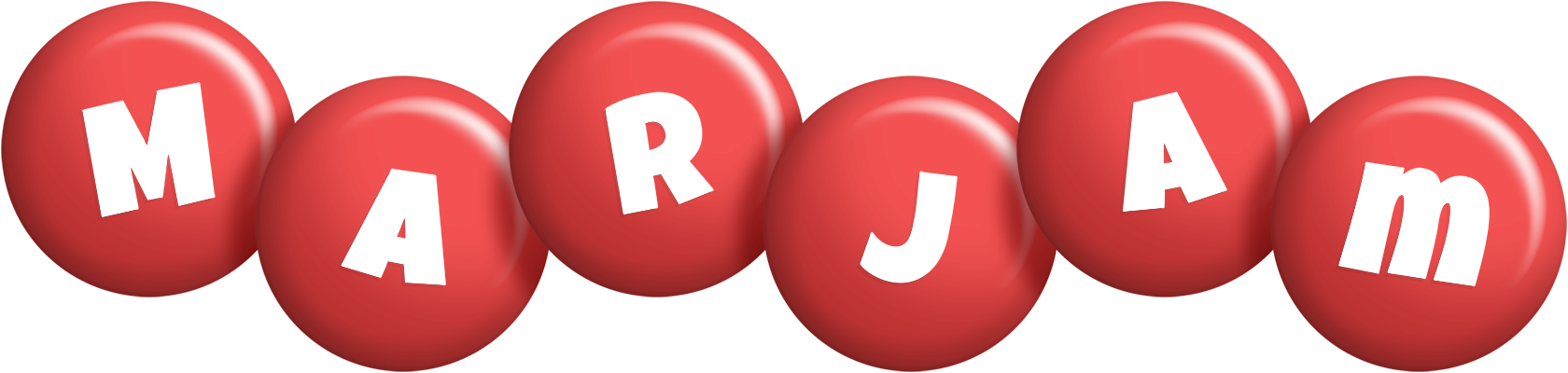 Marjam candy-red logo