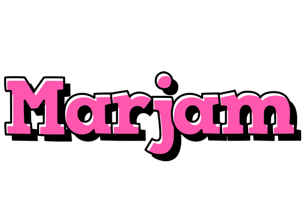 Marjam girlish logo