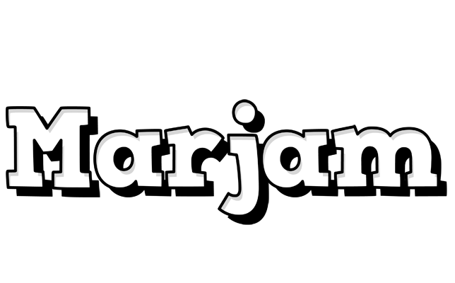 Marjam snowing logo