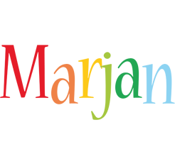 Marjan birthday logo