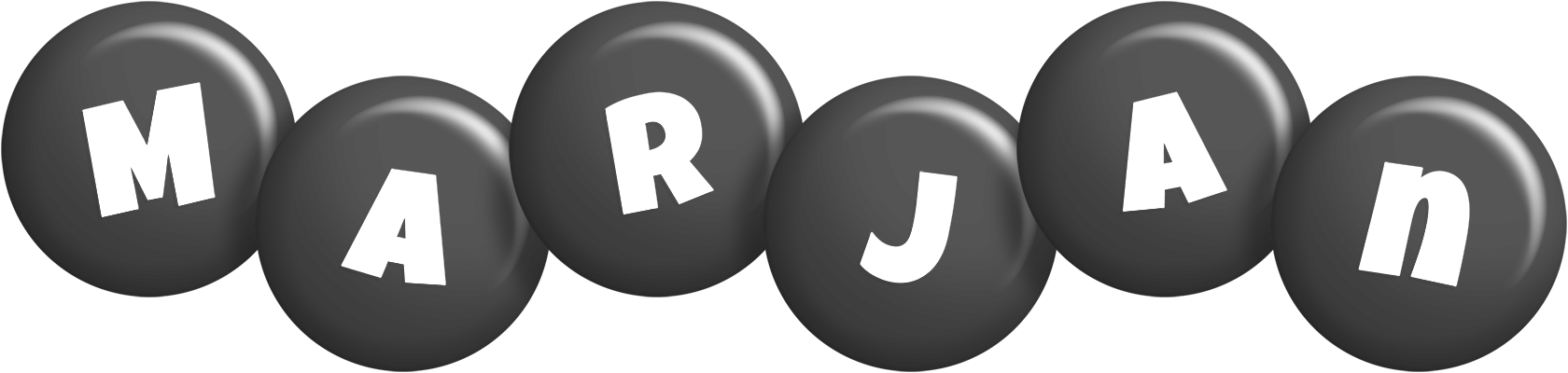 Marjan candy-black logo