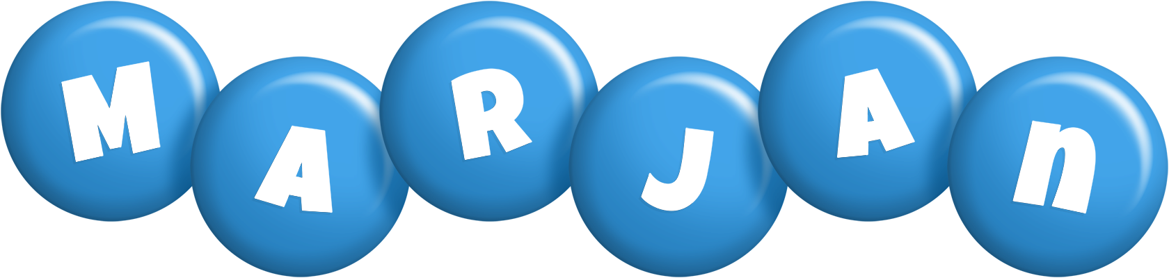 Marjan candy-blue logo