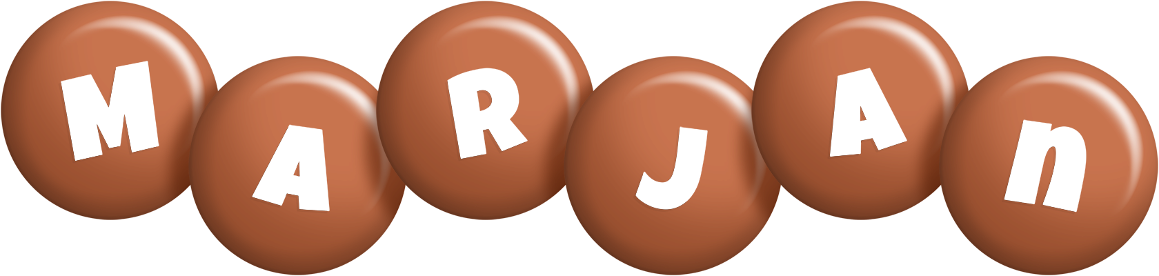 Marjan candy-brown logo