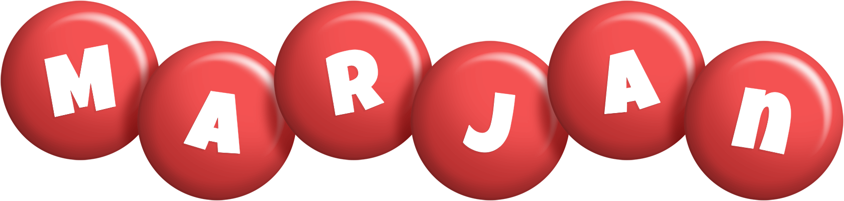 Marjan candy-red logo