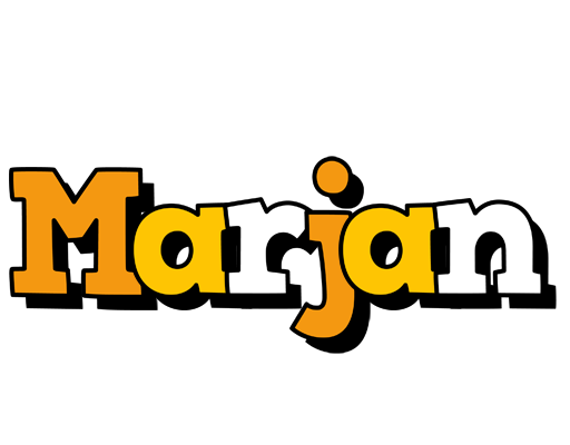 Marjan cartoon logo