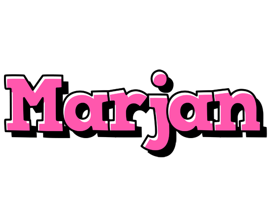 Marjan girlish logo