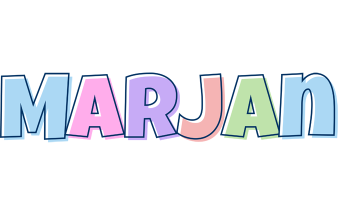 Marjan pastel logo