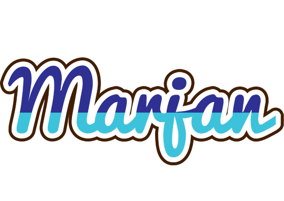 Marjan raining logo