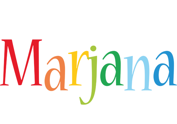 Marjana birthday logo