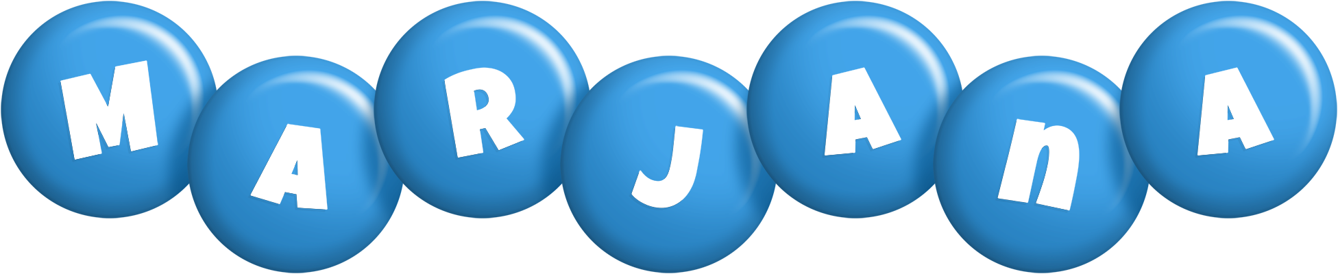 Marjana candy-blue logo
