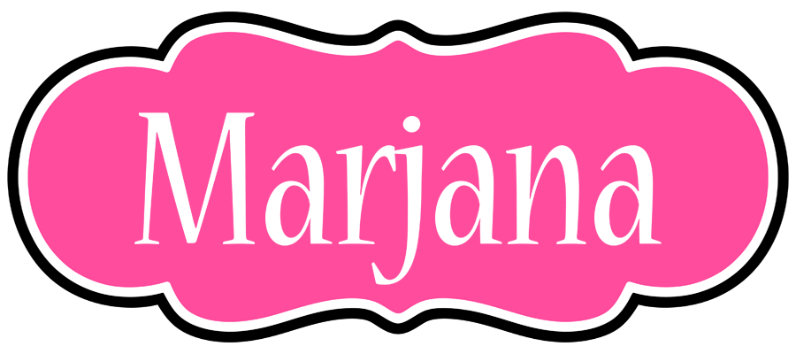 Marjana invitation logo
