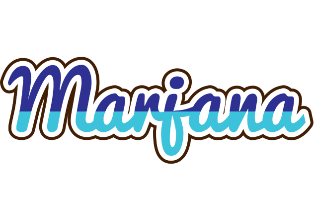 Marjana raining logo