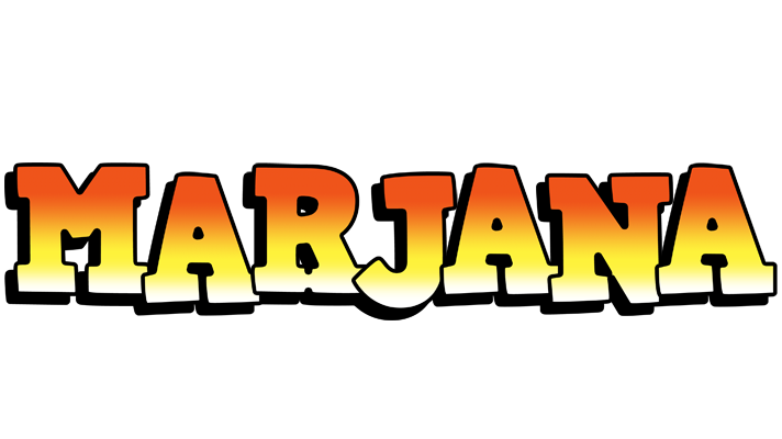 Marjana sunset logo
