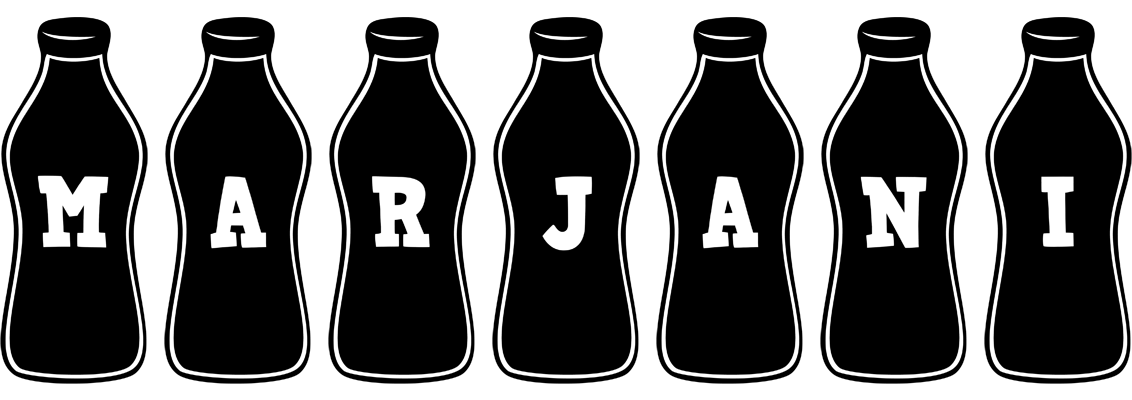 Marjani bottle logo