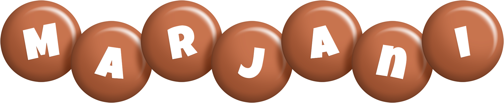 Marjani candy-brown logo