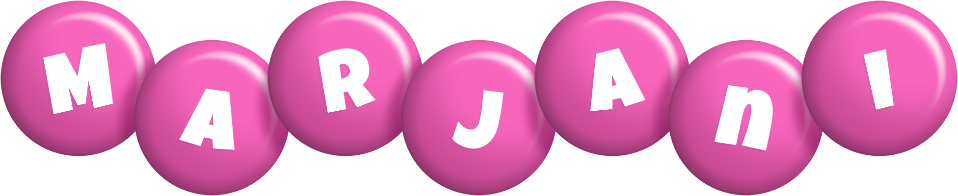 Marjani candy-pink logo